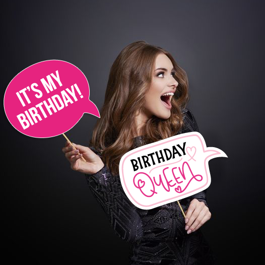 Табличка для фотосессии на день рождения "It's my birthday!" (02450) 02450 фото