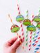 Бумажные трубочки для детского дня рождения "Ниндзя Черепашки" 10 шт (04045) 04045 фото 2