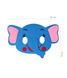 Детская маска "Слон" фетровая (M70802023) M70802023 фото 2
