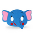 Дитяча маска "Слон" фетрова (M70802023) M70802023 фото 1
