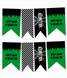 Гірлянда на Хелловін зі скелетами 12 прапорців (01705) 01705 фото 4