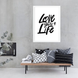 Декор для дома или офиса - постер "Love your life" 2 размера (M21077) M21077 фото 2