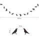 Фігурна гірлянда з воронами на Хелловін 4 метри (H4093) H4093 фото 5