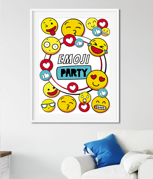 Постер для вечірки "Смайли" 2 розміри (S13070) S13070 фото