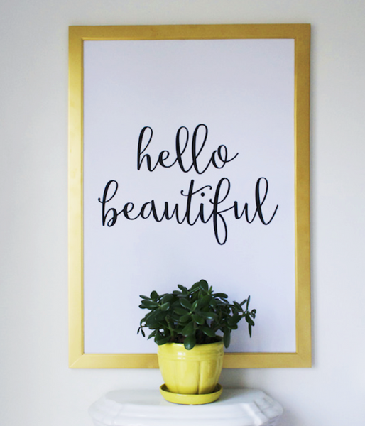 Постер "Hello Beautiful" 02440 фото