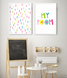 Набір із двох постерів для дитячої кімнати "MY ROOM" 2 розміри (01787) 01787 фото 2