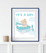 Декор-постер для бейбі шауер "It's a boy" 2 розміри (027791) 027791 (A3) фото 2