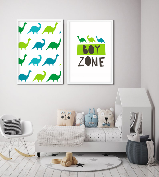 Набор из двух постеров для детской комнаты "BOY ZONE" (2 размера) A3_01793 фото