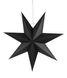 Картонная 3D звезда черная 1 шт. (45 см.) H073 фото 1