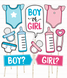 Набір фотобутафоріі для гендер паті "BOY OR GIRL" 11 шт (079011) 079011 фото 1