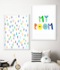 Набір із двох постерів для дитячої кімнати "MY ROOM" 2 розміри (017871) 017871 фото 2