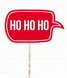 Табличка для новорічної фотосесії "HO HO HO" (02788) 02788 фото 1