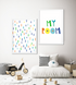 Набор из двух постеров для детской комнаты "MY ROOM" 2 размера (017871) 017871 фото 1