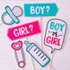Набір фотобутафоріі для гендер паті "BOY OR GIRL" 11 шт (079011) 079011 фото 2