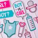 Набір фотобутафоріі для гендер паті "BOY OR GIRL" 11 шт (079011) 079011 фото 3