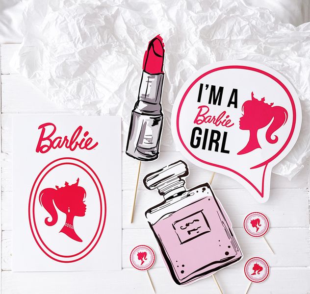 Фотобутафория-табличка для фотосессии "I'm a Barbie girl" (B03515) B03515 фото