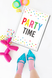 Постер для вечірки "Party Time" 2 розміри без рамки (02319) 02319 фото 2