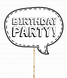 Табличка для фотосесії "Birthday Party!" (02735) 02735 фото 1