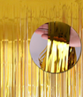 Фото-фон - шторка из фольги золотая 1х2 метра (F2001)