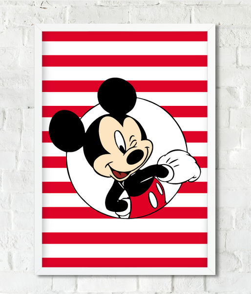 Постер для детского праздника "Микки Маус" 2 размера (018002) 018002 (A3) фото
