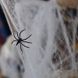 Паутина "Spider Webs" для Хэллоуина с двумя пауками белая (T77) T77 фото 5