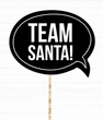 Табличка для новорічної фотосесії "TEAM SANTA!" (02786)