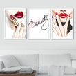 Набір постерів для салону краси "Beauty" 3 шт. 2 розміри без рамок (S50390)  S50390 (А3) фото