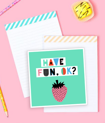 Универсальная открытка "Have fun, Ok?" (03920) 03920 фото