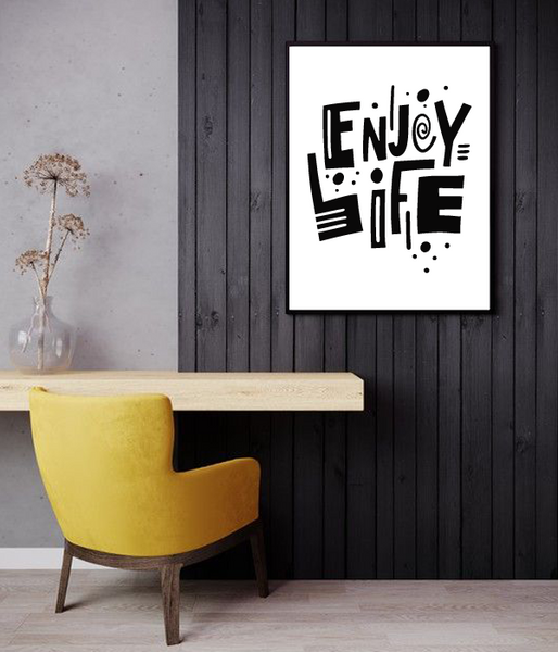Декор для дому чи офісу - постер "Enjoy life" 2 розміри (M21080) M21080 фото