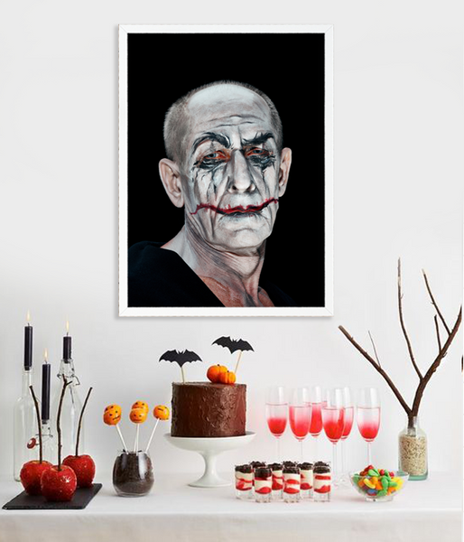 Постер на Хэллоуин "Bloody portrait" 2 размера (H1107) H1107 фото