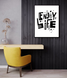 Декор для дома или офиса - постер "Enjoy life" 2 размера (M21080) M21080 фото 2