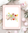 Нежная открытка на 8 марта с цветами (02959)
