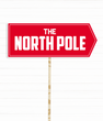 Табличка для новорічної фотосесії "The North Pole" (40-71)