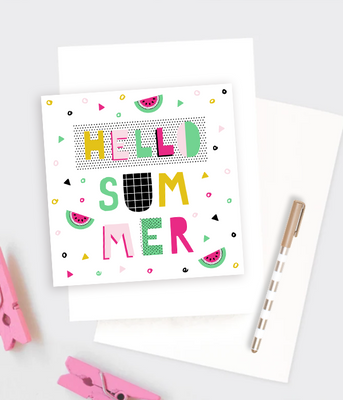 Літня листівка "Hello Summer" (03918) 03918 фото