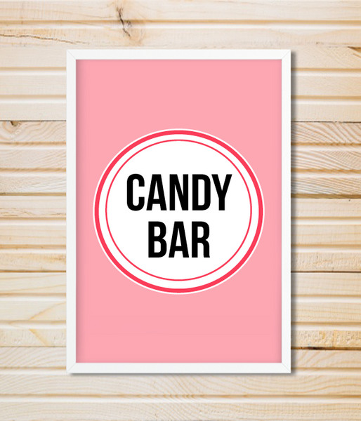 Постер для кенди-бара "Candy bar" 02796 фото