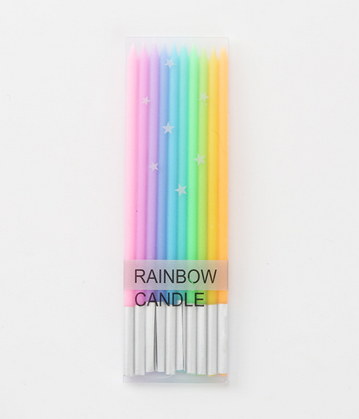 Свечи для торта "Rainbow Candle" 10 шт (04191) 04191 фото