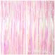 Фото-фон - шторка из фольги голографическая розовая 1х2 метра (FON-011) FON-011 фото 2