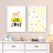 Набір із двох постерів для дитячої кімнати дівчинки "GIRL ZONE" 2 розміри (01795) 01795 (А3) фото 1