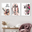 Декор для салону краси - набір постерів "But first, Makeup" 3 шт (S65011)