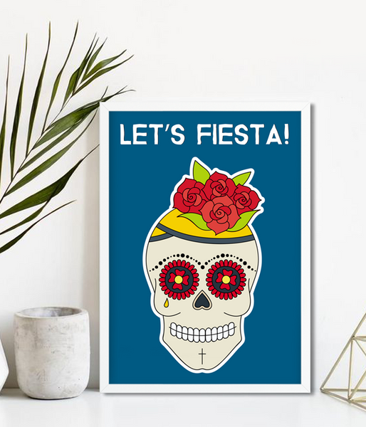Постер "Let's Fiesta!" 2 размера без рамки (02681) 02681 фото