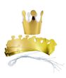 Бумажная корона золотая (010070)