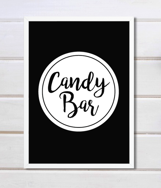 Постер для кенди-бара "Candy bar" 02798 фото
