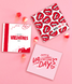 Набір міні-листівок на День Закоханих "Valentine's Day" 4 шт 10х10 см (04297) 04297 фото 1