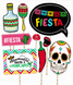 Набор фотобутафории для мексиканской вечеринки "FIESTA" 9 шт (M409) M409 фото 1