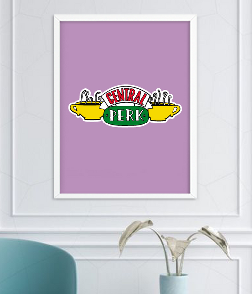 Постер для вечірки у стилі серіалу Друзі "Central Perk" 2 розміри (F0371) F0371 фото