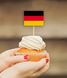Топперы для капкейков "Флаг Германии" 10 шт (OK202322) OK202322 фото 2