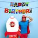 Паперова гірлянда для свята супергероїв "Happy Birthday" (S208) S208 фото 2