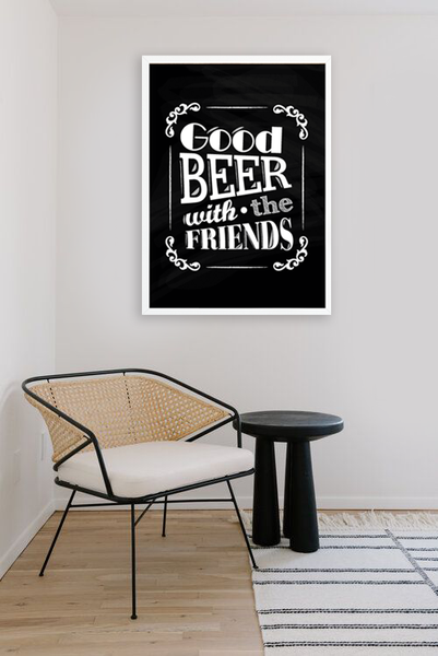 Постер "Good Beer with the Friends" 2 розміри (05006) 05006 (А4) фото