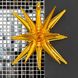 Новогодний воздушный фольгированный шар 3D звезда золотая 55 см (N329800) N329800 фото 3