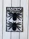 Великі оксамитові павуки на Хелловін 2 шт (2020-219) 2020-219 фото 3